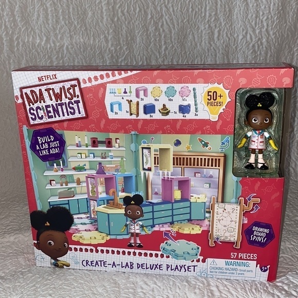 Just Play Ada Twist Deluxe Create-A-Lab Playset, STEM Toy Figures and Playsets - Picture 2 of 4